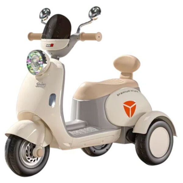 Электромотоцикл Pingxiang MW8601 6V4.5AH (бежевый)