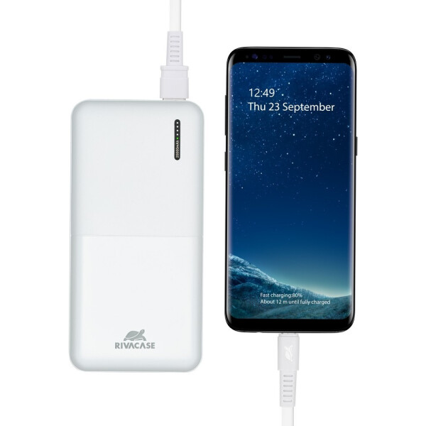 Внешний аккумулятор RIVACASE VA2572 (20000 мАч) White Внешний аккумулятор RIVACASE VA2572 (20000 мАч) White