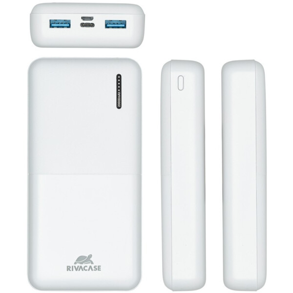 Внешний аккумулятор RIVACASE VA2572 (20000 мАч) White Внешний аккумулятор RIVACASE VA2572 (20000 мАч) White