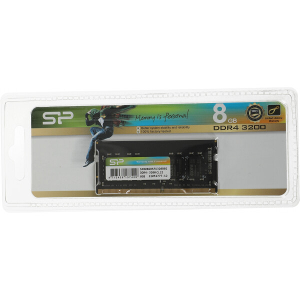 Оперативная память Silicon-Power 8ГБ DDR4 3200МГц SP008GBSFU320B02