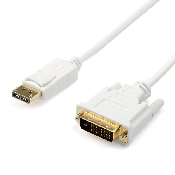 

Кабели для ПК ATcom, Кабель ATCOM AT9503 (DVI - DisplayPort) 1.8 m белый