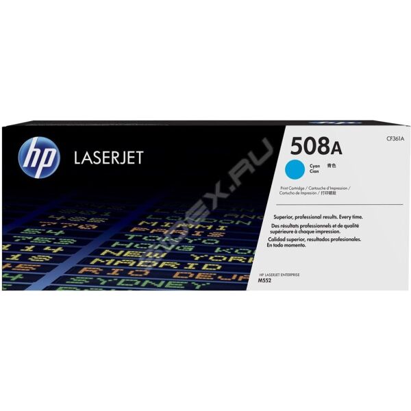 

Расходные материалы для принтеров HP, Картридж HP 508A CF361A (голубой)