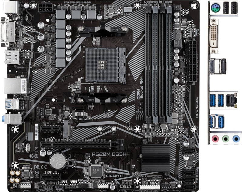 Gigabyte a520m ds3h процессоры. Gigabyte a520m ds3h процессоры