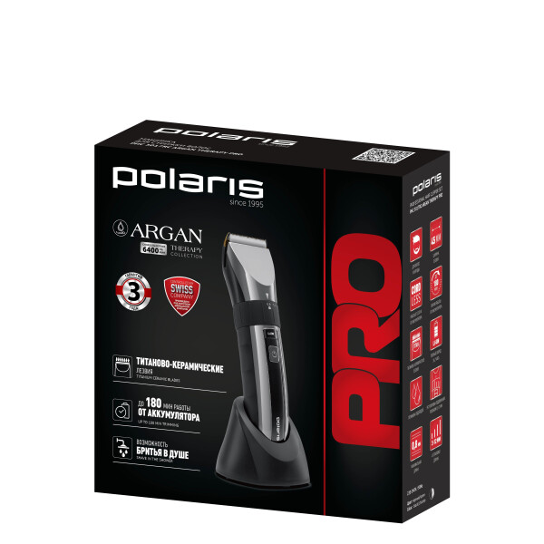 Машинка для стрижки Polaris PHC 3017RC Argan Therapy Pro Машинка для стрижки Polaris PHC 3017RC Argan Therapy Pro