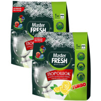Порошок для посудомоечной машины Master Fresh 9в1, 1 кг