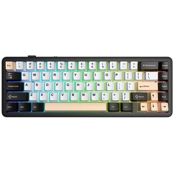 Клавиатура AULA F65 (White-Black-Pink)