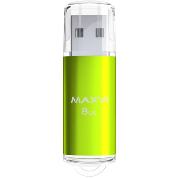 USB флеш-накопитель Maxvi MP 8GB 2.0 green USB флеш-накопитель Maxvi MP 8GB 2.0 green