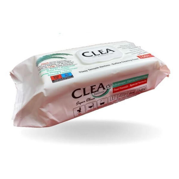 Влажные салфетки CLEA FANTASY для очистки поверхностей 100 шт.