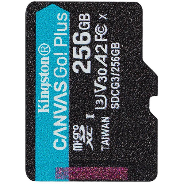 Карта памяти Kingston Canvas Go! Plus microSDXC 256GB (SDCG4/256GB) Карта памяти Kingston Canvas Go! Plus microSDXC 256GB (SDCG4/256GB)