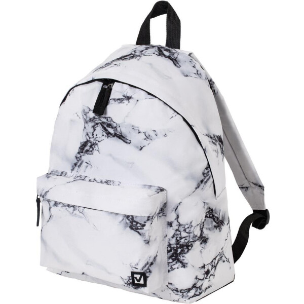 Рюкзак BRAUBERG СИТИ-ФОРМАТ White marble 229886 Рюкзак BRAUBERG СИТИ-ФОРМАТ White marble 229886