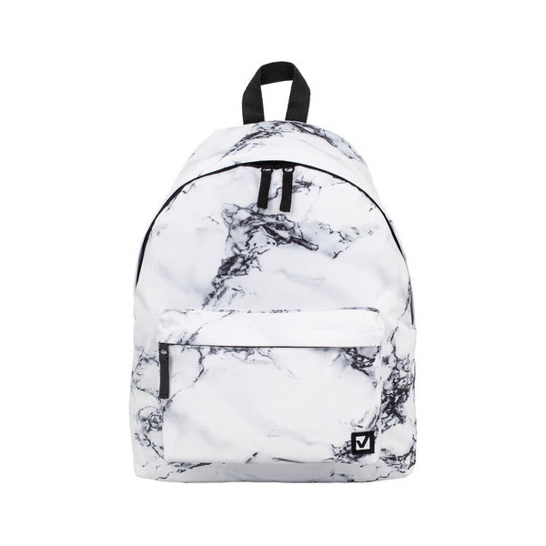 Рюкзак BRAUBERG СИТИ-ФОРМАТ White marble 229886 Рюкзак BRAUBERG СИТИ-ФОРМАТ White marble 229886