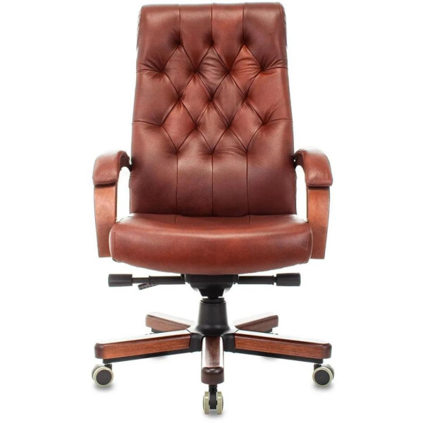 Кресло Бюрократ T-9928WALNUT/CHOK (светло-коричневый) Кресло Бюрократ T-9928WALNUT/CHOK (светло-коричневый)