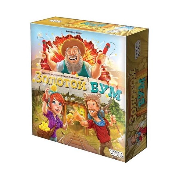 

Игры, игрушки Мир Хобби, Настольная игра Hobby World Золотой бум
