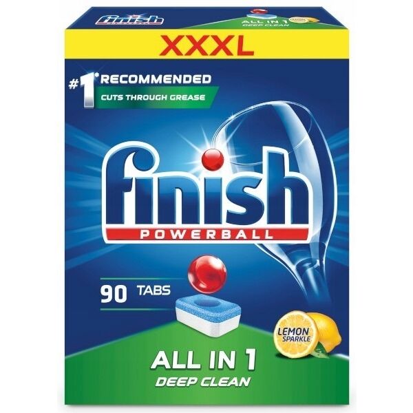 

Средства для ПММ FINISH, Таблетки FINISH Powerball All in1 Лимон 90 шт