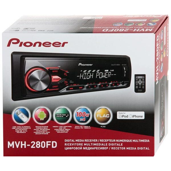 Автомагнитола PIONEER MVH-280FD Автомагнитола PIONEER MVH-280FD