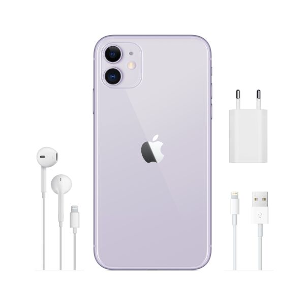 Смартфон APPLE iPhone 11 128GB Purple (MWM52FS/A) Смартфон APPLE iPhone 11 128GB Purple (MWM52FS/A)