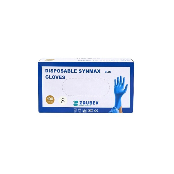 Виниловые перчатки Zaubex 9125806 (S, 100 шт)