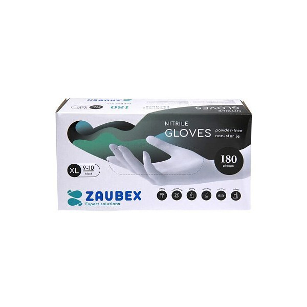 Нитриловые перчатки Zaubex 9122533 (XL, 180 шт)