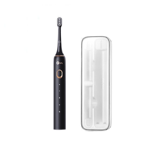 

Зубные щетки и ирригаторы Infly, Электрическая зубная щетка Infly Sonic Electric Toothbrush PT02 (футляр,черный)