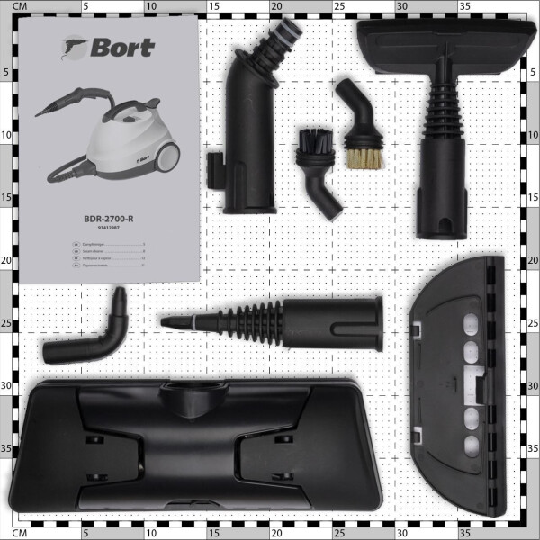 Пароочиститель Bort BDR-2700-R (93412987) Пароочиститель Bort BDR-2700-R (93412987)