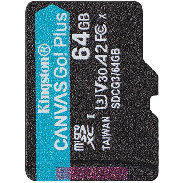 Карта памяти Kingston Canvas Go! Plus microSDXC 64GB (SDCG4/64GB) Карта памяти Kingston Canvas Go! Plus microSDXC 64GB (SDCG4/64GB)