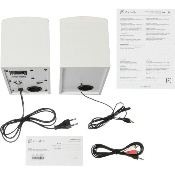 Колонки Oklick OK-164 (белый) Колонки Oklick OK-164 (белый)