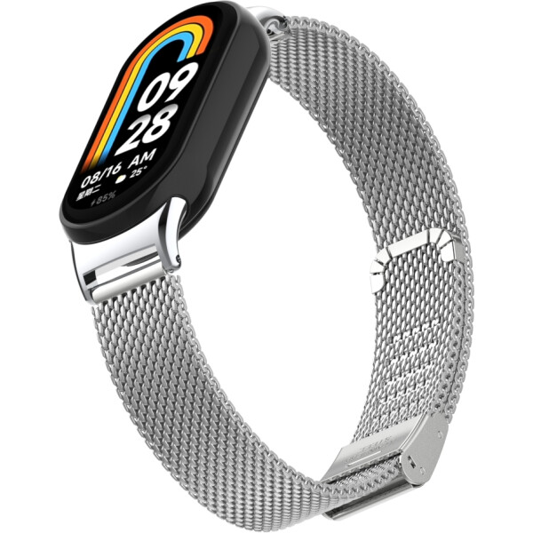 Ремешок Bingo Stainless Grid для XIAOMI Mi Band 8 (серебристый) Ремешок Bingo Stainless Grid для XIAOMI Mi Band 8 (серебристый)