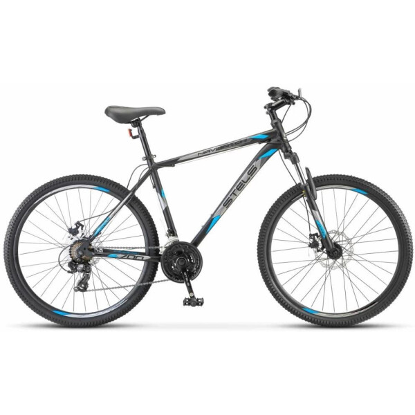 Велосипед Stels Navigator 700 MD 27.5 F020 р.17.5 (черный/голубой)