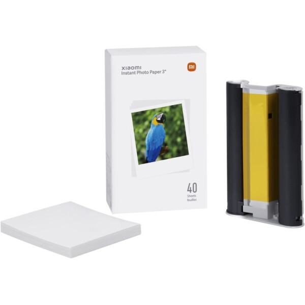 Бумага для фотопринтера Xiaomi Instant Photo Paper 3" (40 Sheets) SD30 (BHR6756GL)