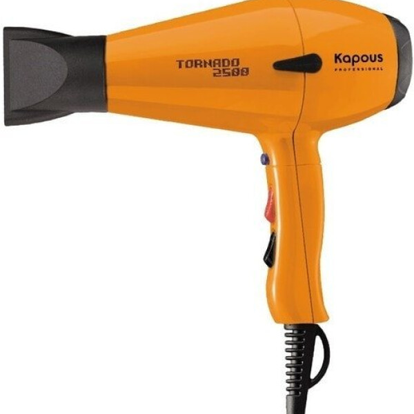 

Фены Kapous Professional, Профессиональный фен для укладки волос Tornado 2500 Kapous, оранжевый 1610