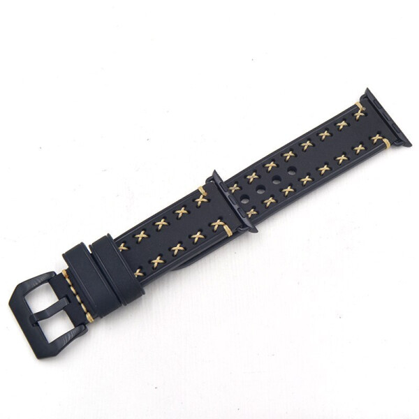 Ремешок Bingo Leather Cross для APPLE Watch Черный Ремешок Bingo Leather Cross для APPLE Watch Черный