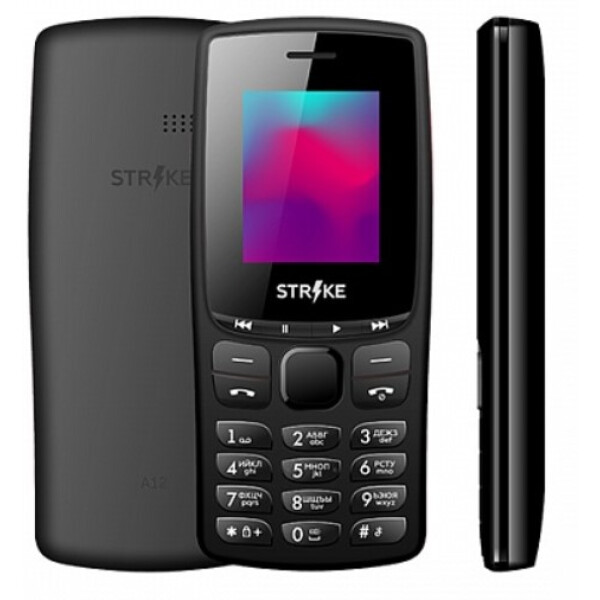 

Сотовые телефоны STRIKE, Телефон GSM STRIKE A12 (чёрный)