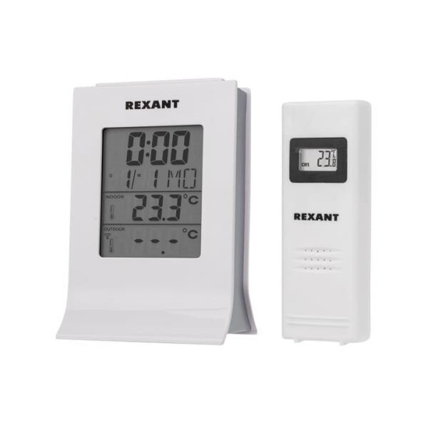 Метеостанция с беспроводным выносным датчиком REXANT 70-0595