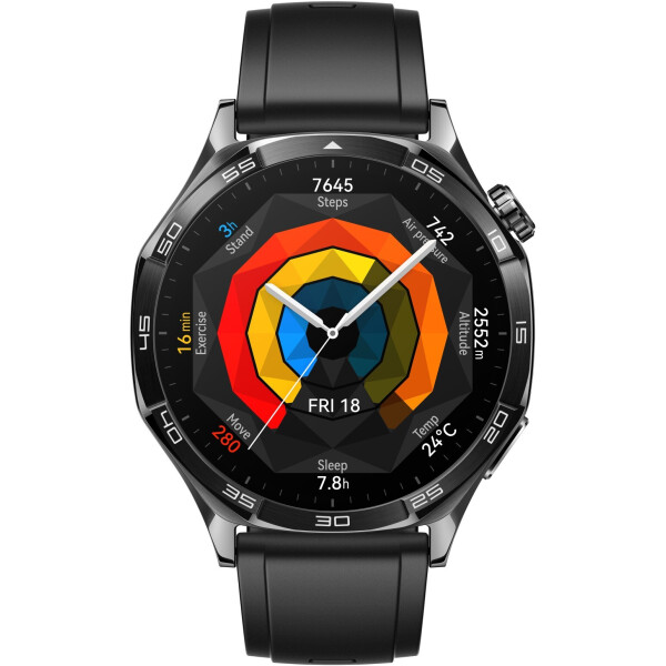 Смарт-часы HUAWEI Watch GT 5 Black Fluoroelastomer Strap (VLI-B19) 46mm Смарт-часы HUAWEI Watch GT 5 Black Fluoroelastomer Strap (VLI-B19) 46mm