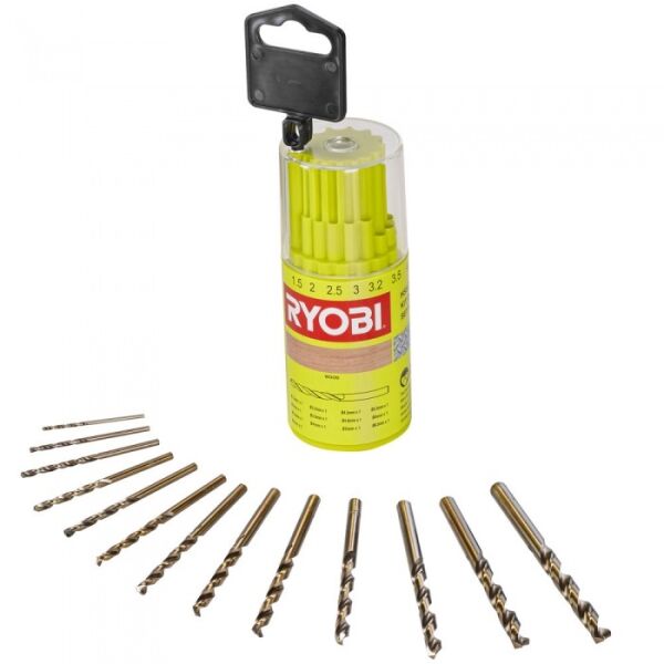 

Оснастка для инструмента RYOBI, Набор сверл Ryobi RAK13HSS (5132004523) 13 предметов
