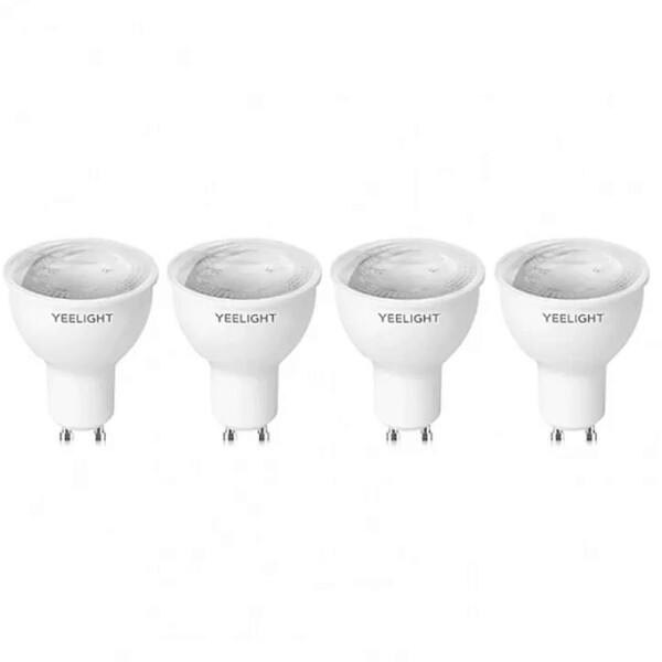 Умная светодиодная лампочка YEELIGHT GU10 Smart Bulb W1 (4 шт)