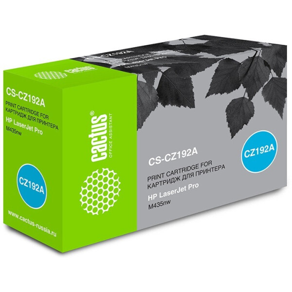 Картридж лазерный Cactus CS-CZ192A CZ192A черный (12000стр.) для HP LJ Pro M435nw