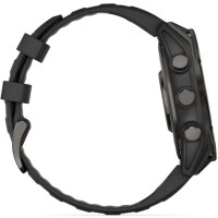 Умные часы Garmin Fenix 8 Sapphire, Titanium 47мм (угольно-черный DLC, пепельно-черный силиконовый ремешок) Умные часы Garmin Fenix 8 Sapphire, Titanium 47мм (угольно-черный DLC, пепельно-черный силиконовый ремешок)