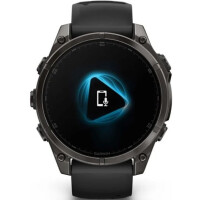 Умные часы Garmin Fenix 8 Sapphire, Titanium 47мм (угольно-черный DLC, пепельно-черный силиконовый ремешок) Умные часы Garmin Fenix 8 Sapphire, Titanium 47мм (угольно-черный DLC, пепельно-черный силиконовый ремешок)