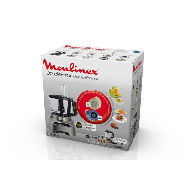 Кухонный комбайн MOULINEX DOUBLE FORCE FP827E10 купить в Минске, цена