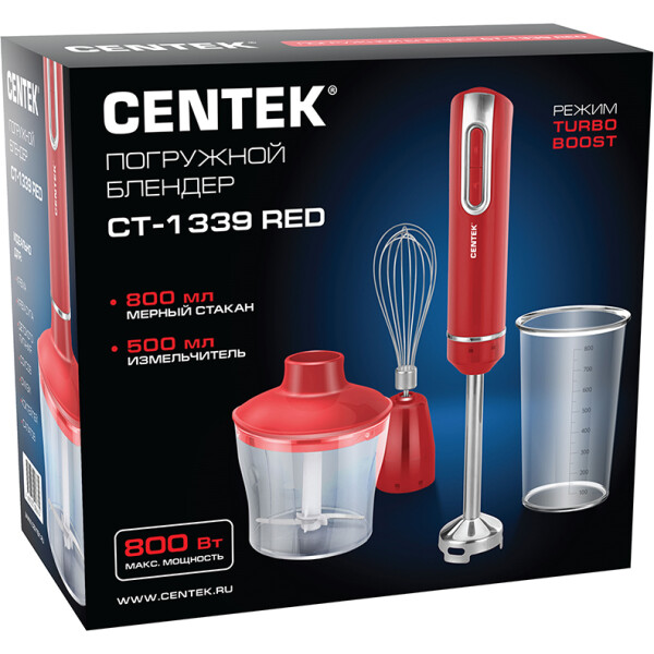 

Блендеры CENTEK, Блендер Centek CT-1339 (красный)