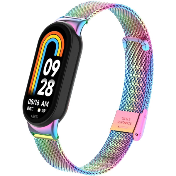Ремешок Bingo Stainless Grid для XIAOMI Mi Band 8 (хамелеон) Ремешок Bingo Stainless Grid для XIAOMI Mi Band 8 (хамелеон)