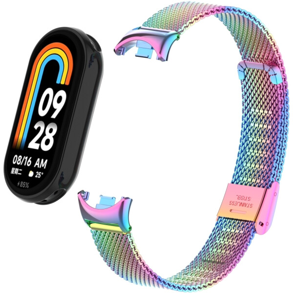 Ремешок Bingo Stainless Grid для XIAOMI Mi Band 8 (хамелеон) Ремешок Bingo Stainless Grid для XIAOMI Mi Band 8 (хамелеон)