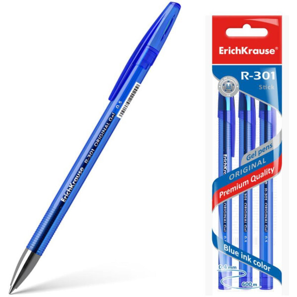 Набор гелевых ручек Erich Krause Gel Stick Original R-301 42723 (3 шт)