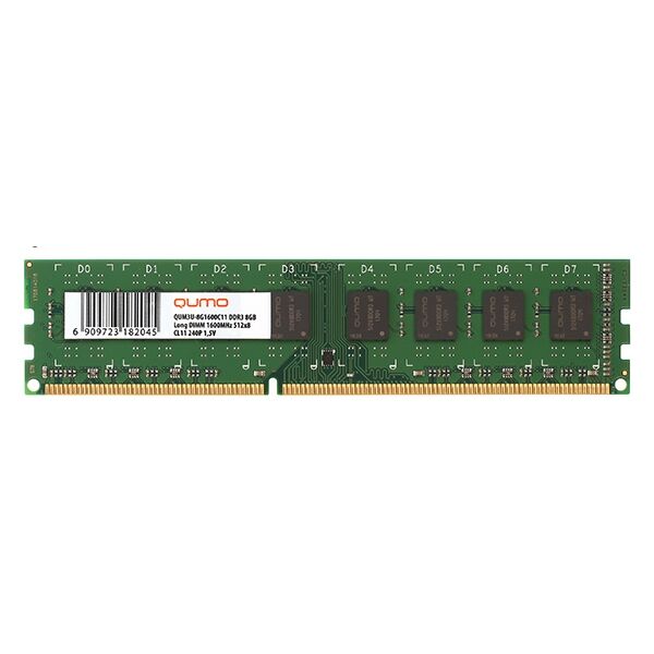 

Оперативная память QUMO, Оперативная память QUMO 4GB DDR3 QUM3U-4G1600K11R