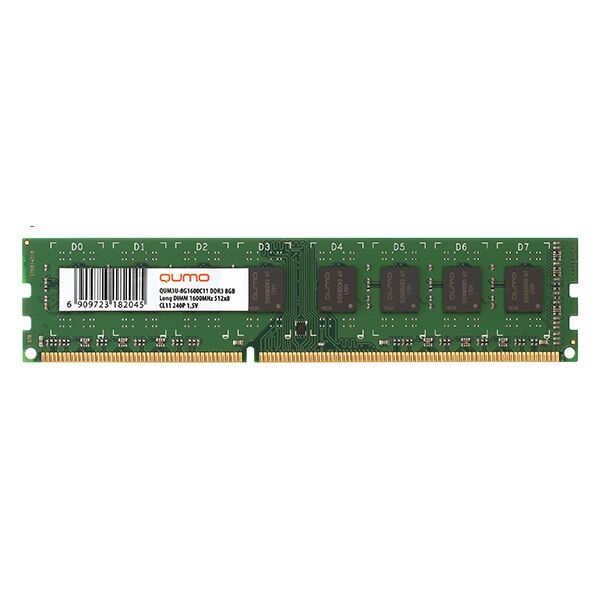 Оперативная память QUMO 4GB DDR3 QUM3U-4G1600K11R