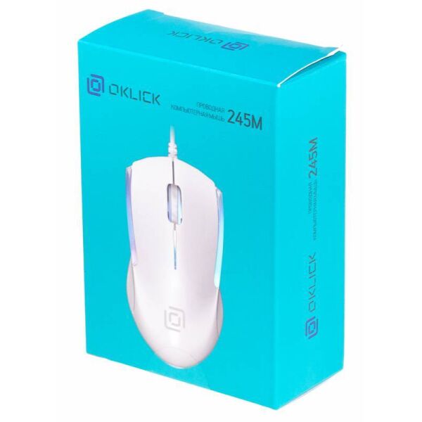 Мышь Oklick 245M (белый) Мышь Oklick 245M (белый)
