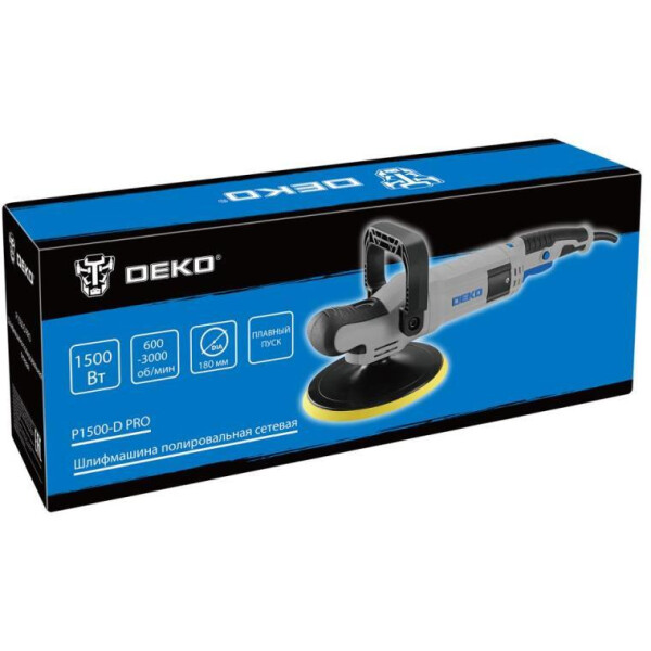 Полировальная машина Deko P1500-D PRO (083-1050) Полировальная машина Deko P1500-D PRO (083-1050)