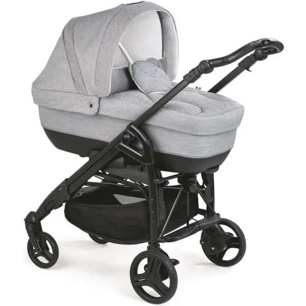 Детская универсальная коляска Cam Comby Family 3 в 1 ART845025-T812 (серый меланж)