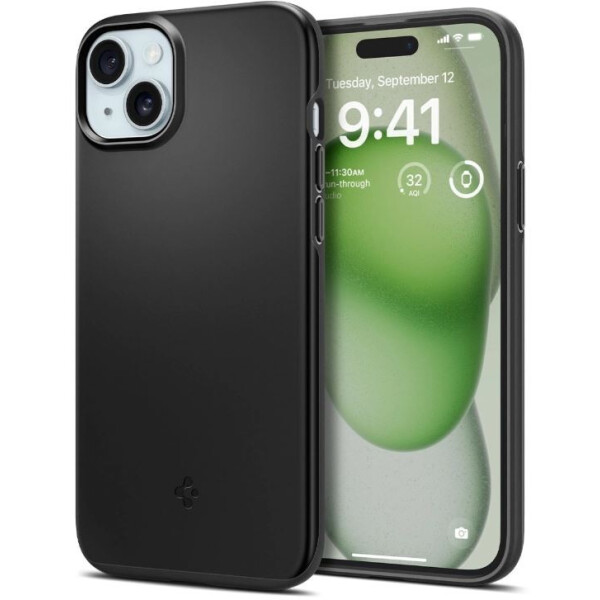 Чехол для телефона Spigen Thin Fit для iPhone 15 Plus ACS06639 (черный)